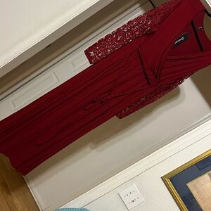 NWT! Maroon maxi dress 2x